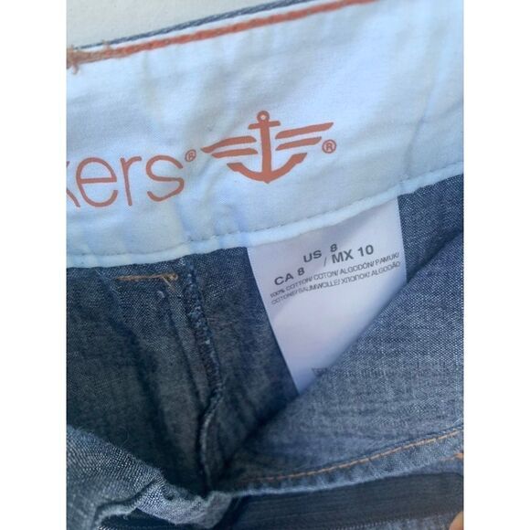 Dockers Denim Jean Skirt Size 8 - Picture 5 of 6